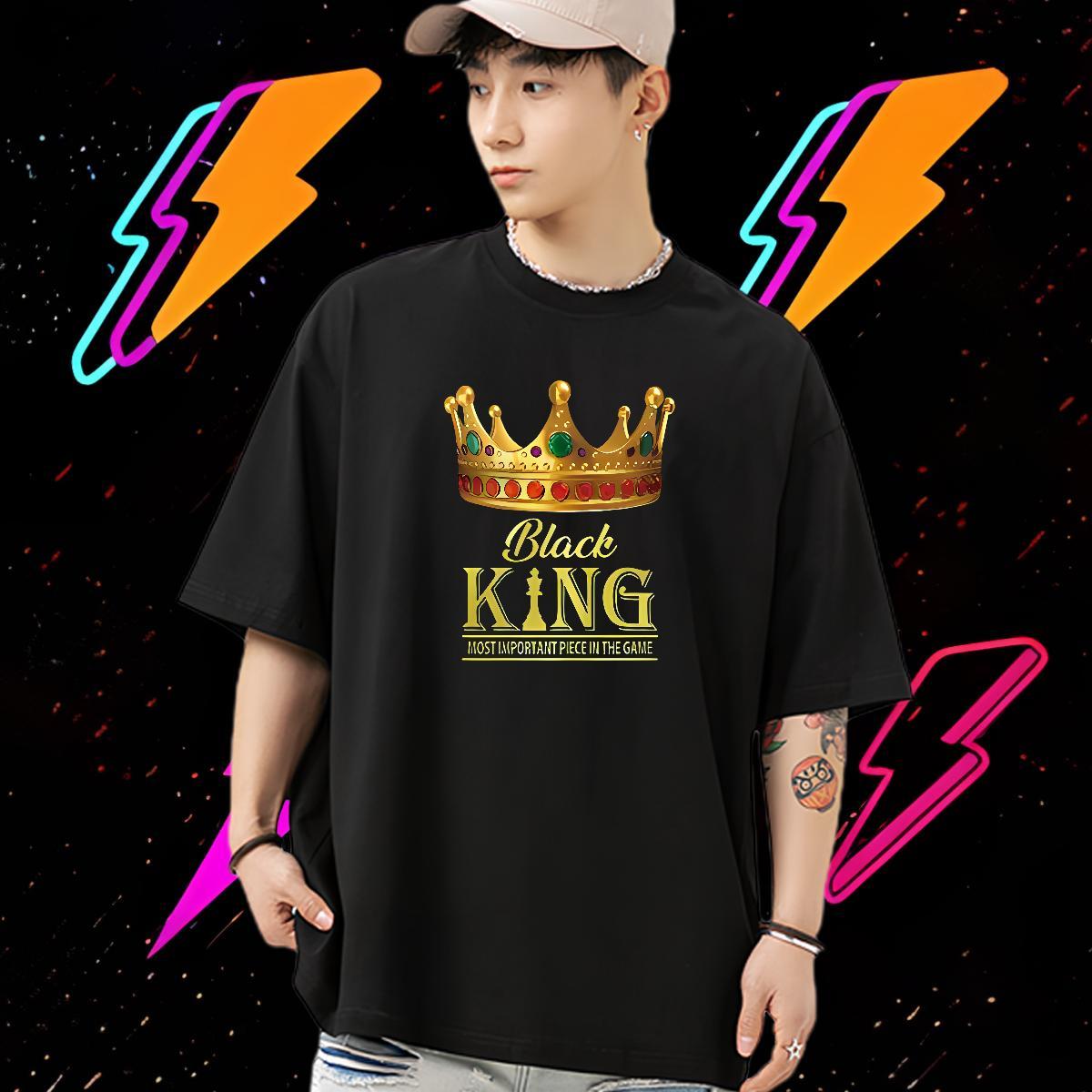 Casual New Man T Shirts letter Tee Shirt 100% Cotton 230g Street wear Hip Hop Brand Floral Print Breathable Crew Neck Men Tops Tees