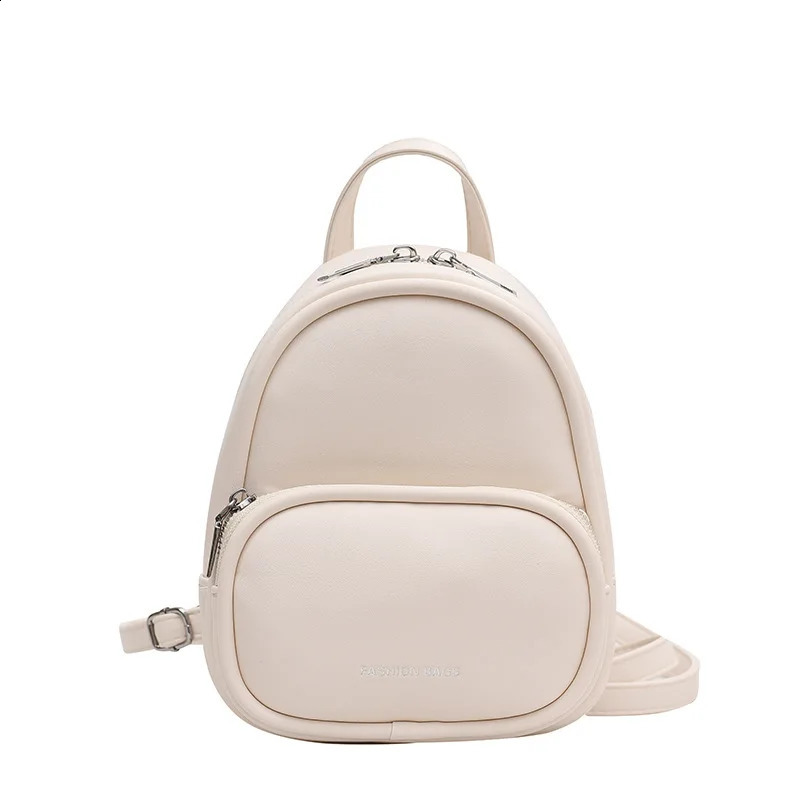 Womens Bag Backpack 2023 Small Square Shoulder Candy Color Fashion Travel Cute 240906