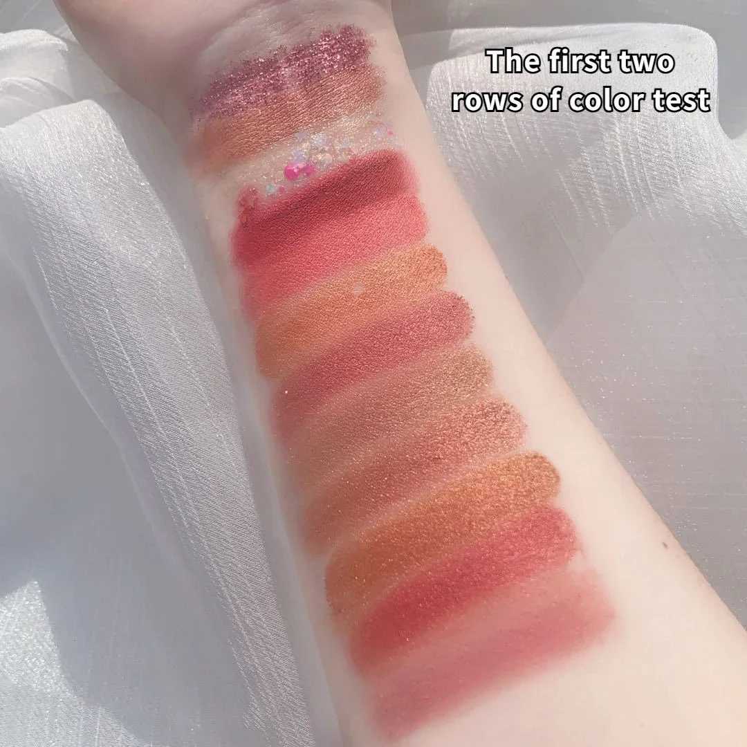 24 Color Eyeshadow Tray Mashed Potatoes Glitter Eyeshadow Pearl Matte Gel Glitter Make Up Glitter EyeshadowCL240812