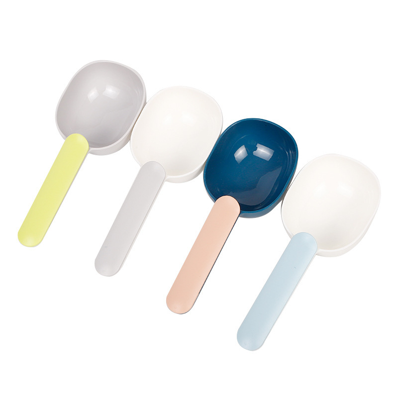 Pet cat dog shovel, color matching food feeding spoon, pet supplies