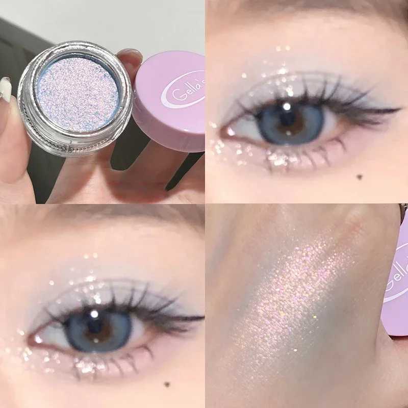 Glitter Liquid Eyeshadow Waterproof Pearlescent Shiny Eye Shadow Brighten Lying Silkworm Makeup Highlight Multi-purpose CosmeticCL240812