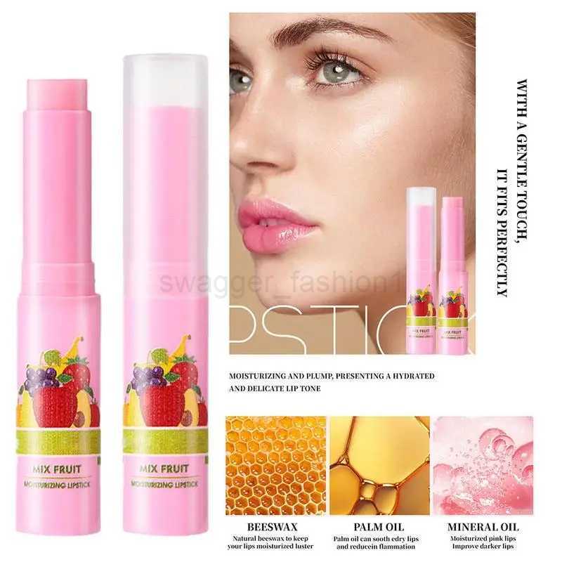 1PCS Moisturizing Fruit Lip Balm Long Lasting Nourishes Lips Reduce Lip Line Anti-drying Hydration Lipstick Lip CareXJ240812
