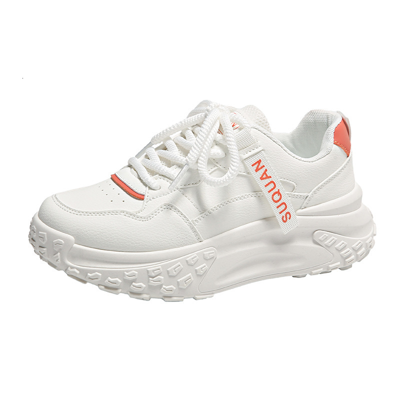 Ddmysports Autumn New Thick Soled Height Increasing Women S Casual Dad Student Leather Korean Version Sports Shoes K Outdoor Shoes