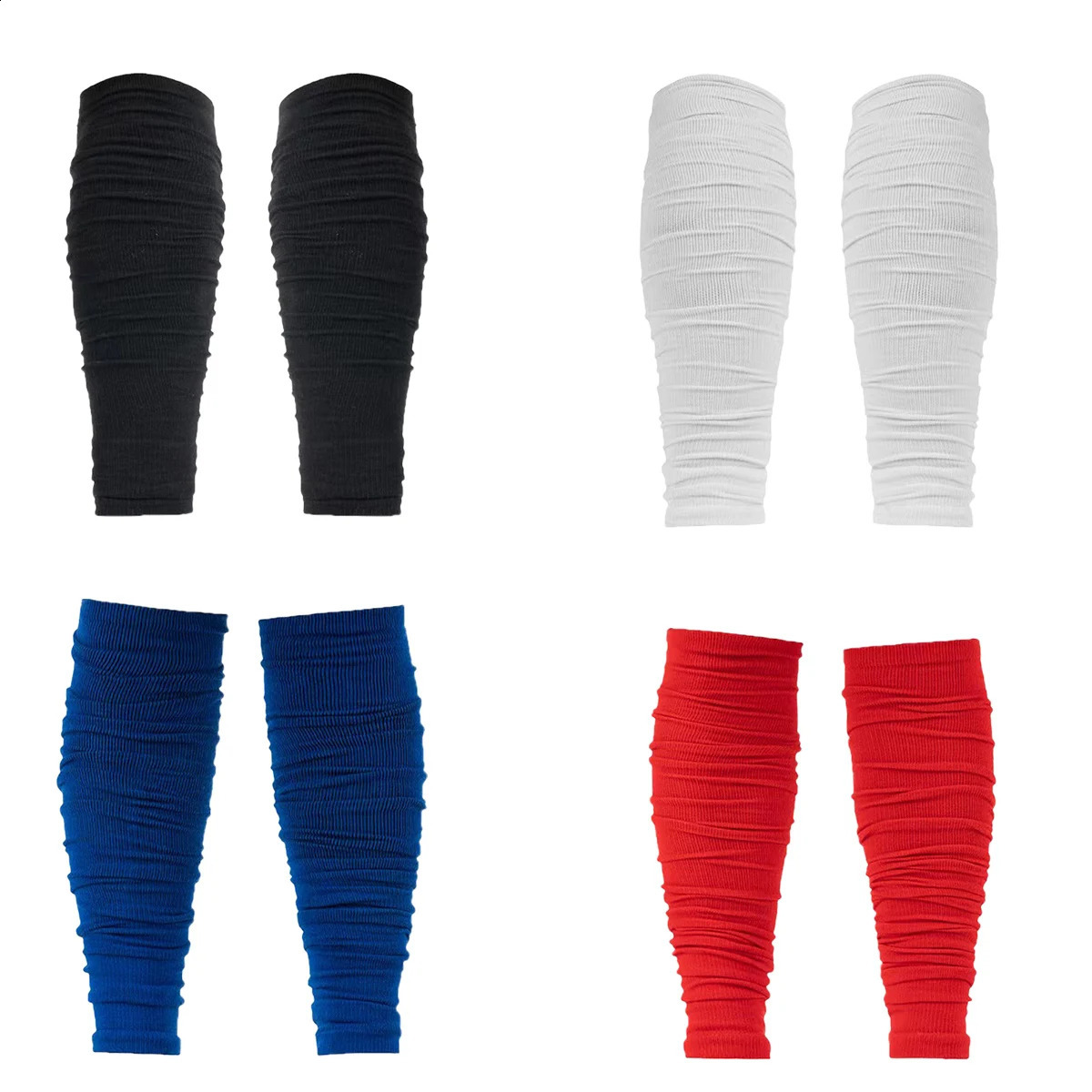 1 Pair Leg Sleeves to Accompany Grip Socks Calf Compression for Soccer Football Basketball Match Your Team Kit 240805