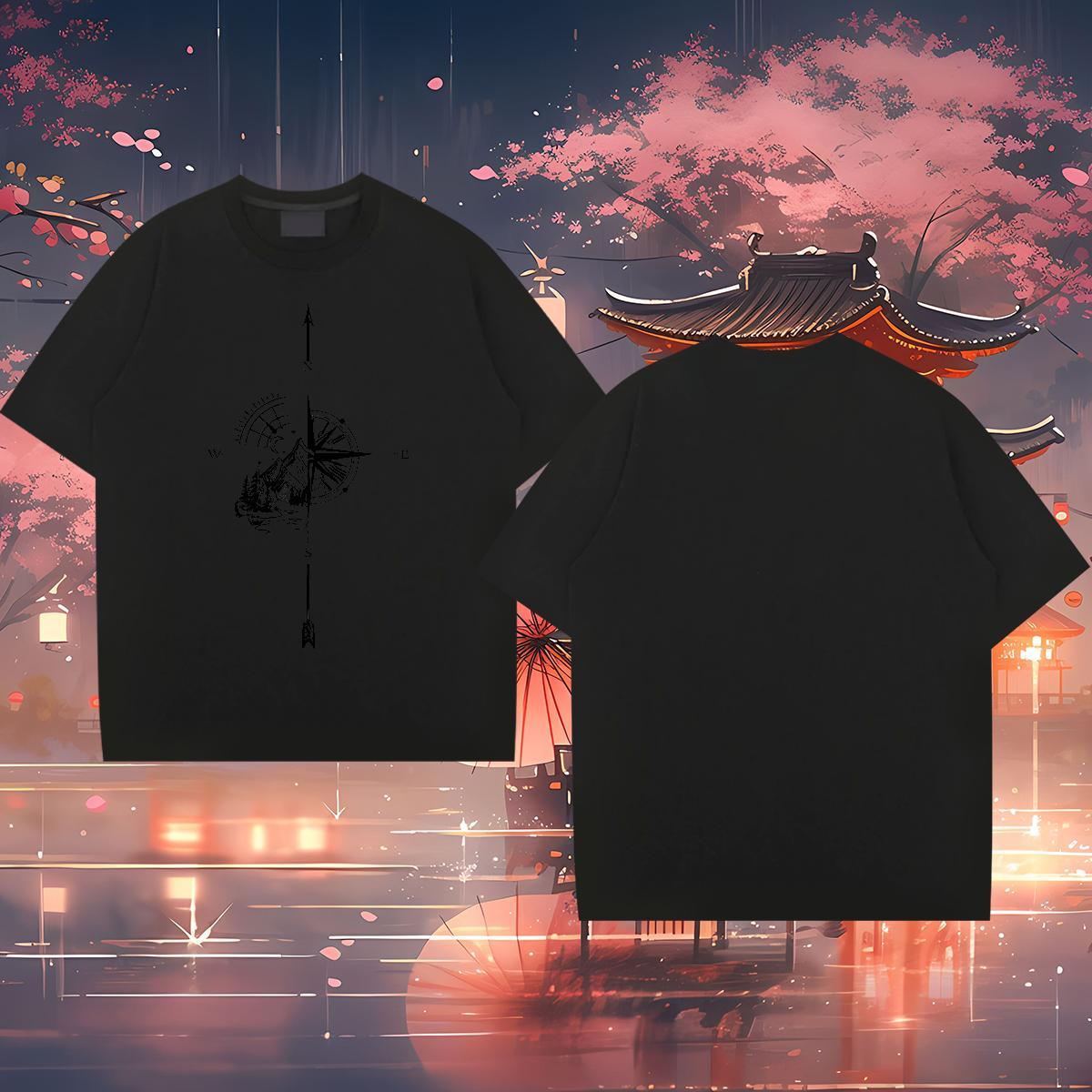 DIY Customized T-Shirts Religion Wear 100% Cotton 230g Street Cool Oversized 3XL 4XL Short Sleeve Soft Couples T Shirts