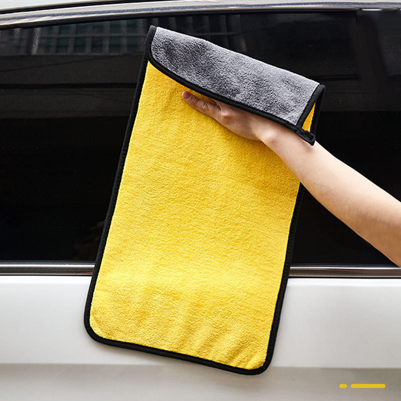 Cleaning Towel Car Wash Towel Thickened Absorbent Coral Velvet Wiping Towel Car Special Cleaning Wipes