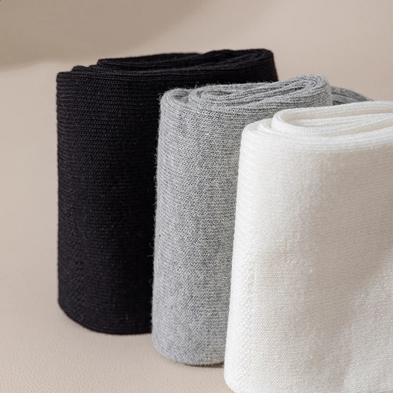 6Pairs Comfortable and Supportive Diabetic Socks for Men and Women Moisture wicking Cotton Fabric Non-binding Top business socks o240812