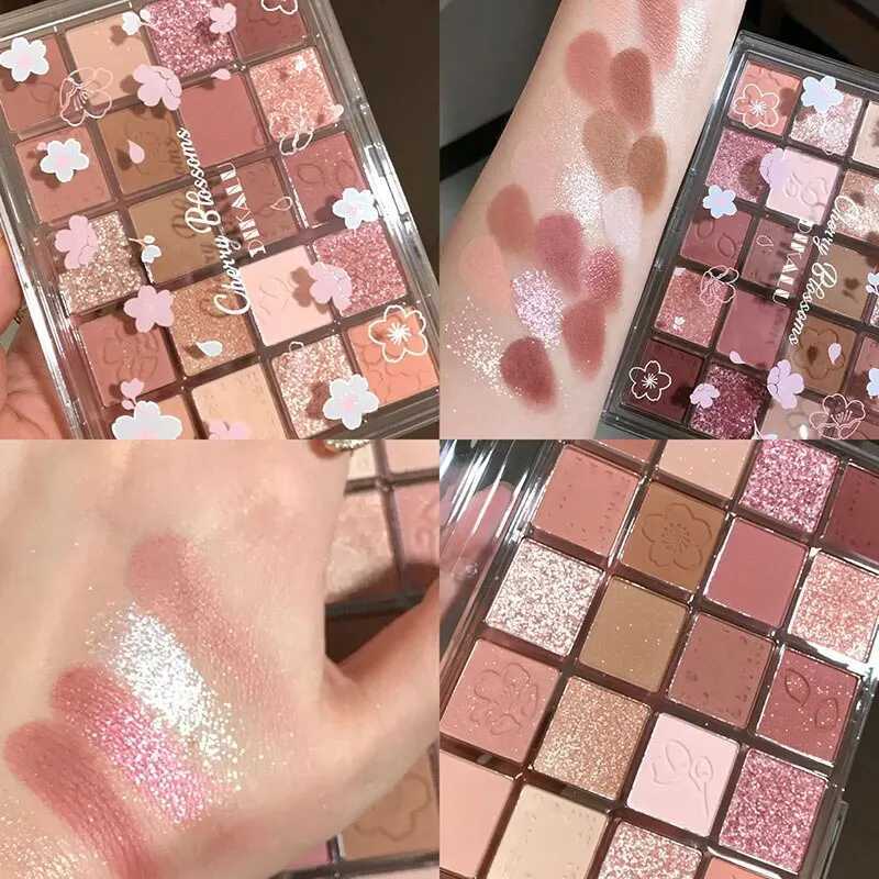 DIKALU Evening Cherry Dance eye shadow Tray 20 Color Large Plate l Dumb Bright Milk Tan Price SpringW241212