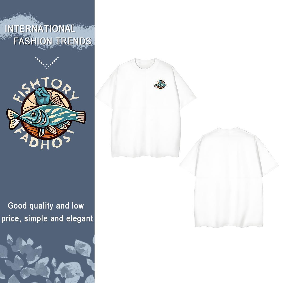 T shirt 230g Cotton Home Outdoor Pure Cotton Skull Men Tshirts DIY Customized Wholesale Clothings