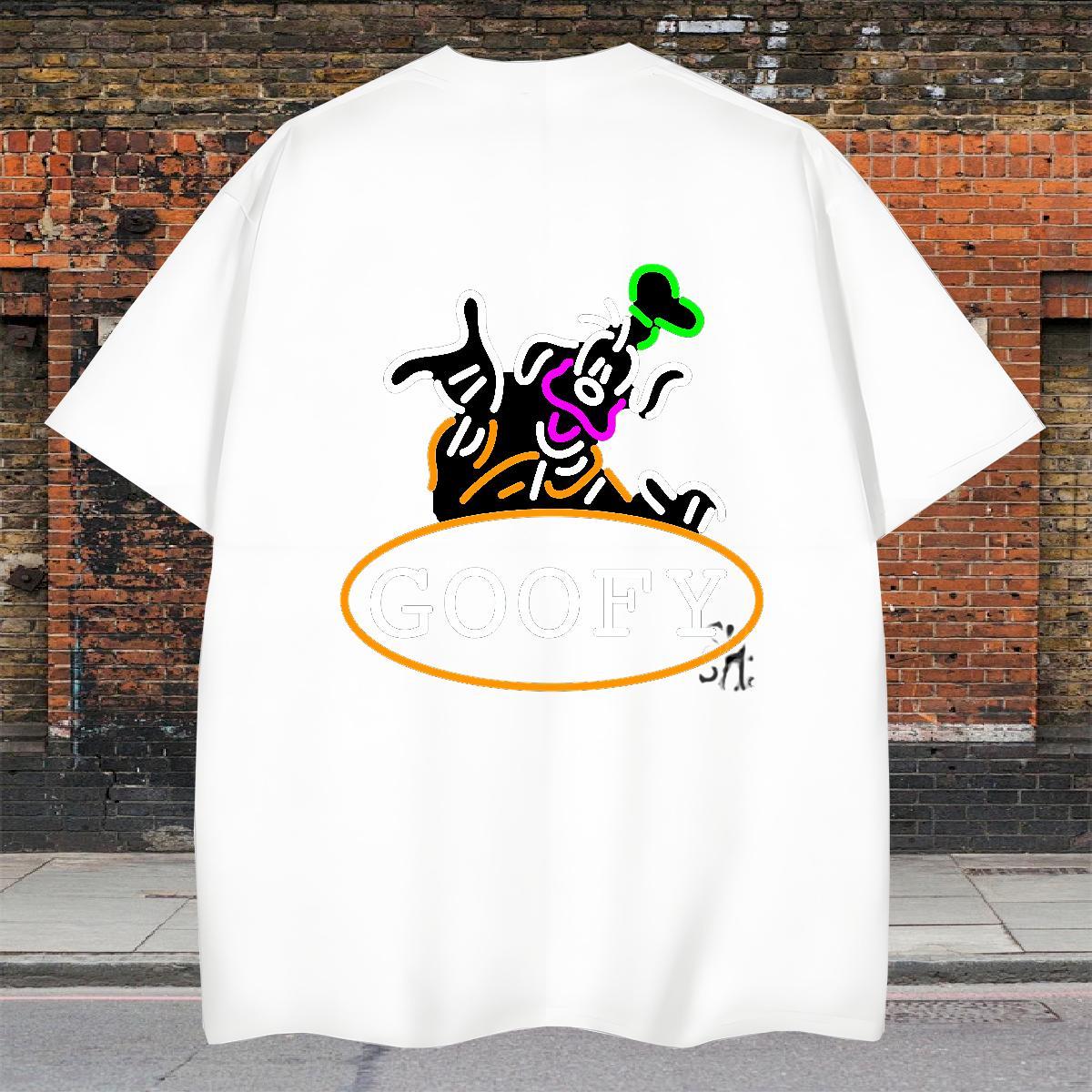 Fashion Designer Man T Shirts cartoon Tops 230g 100% Cotton Hip Hop Street TOP Quality Asian Size Breathable Crew Neck Men Tops Tees