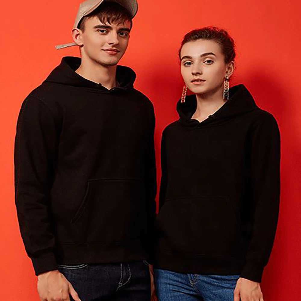Mens Autumn Fashion Solid Color Harajuku Street Sweatshirt Hoodie Long Sleeves Casual Baggy Clothes Tops Hip Hop Sports PulloverXJ240812