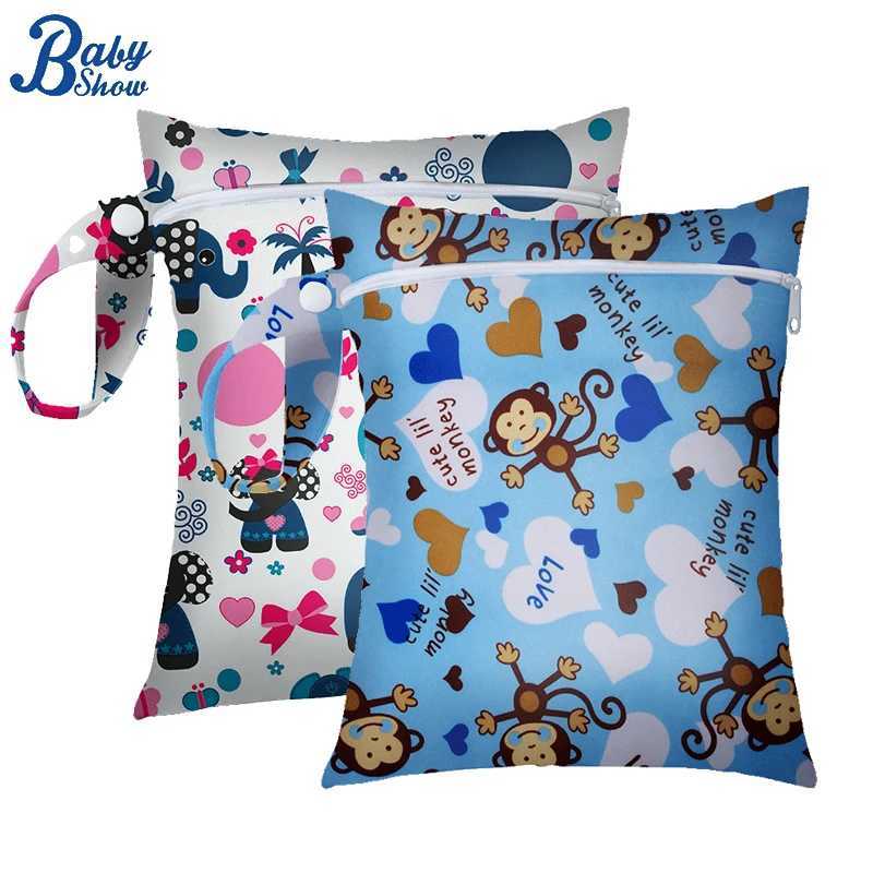 16 * 20cm urine bag mini single pocket swimsuit wet bag waterproof travel PUL wet bag suitable for baby pajamas and mens mats reusable W240812