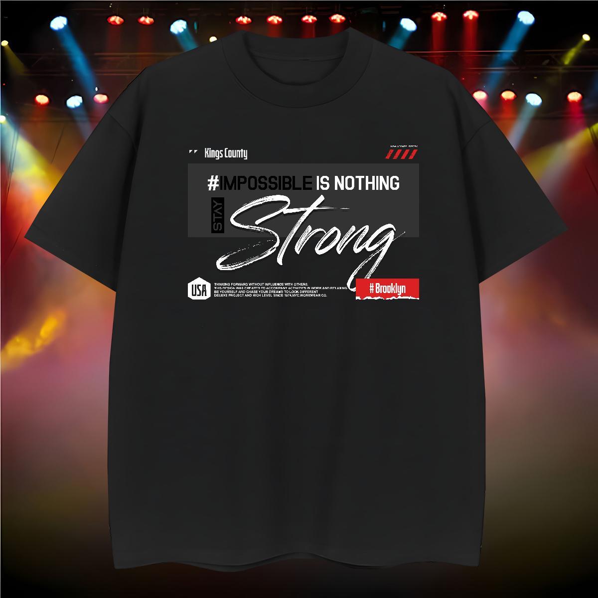 Brand 230g Cotton Men T Shirts letter Daily Outfit Couples T Shirts Tshirts O-Neck Short Sleeve Unisex Oversized