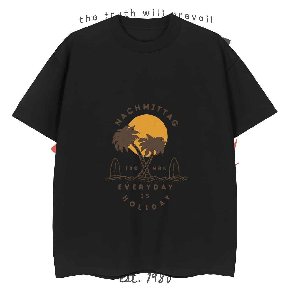 Designer Men Tshirts tree 230g Pure Cotton Home Outdoor O Neck Short Sleeves Mens T Shirts Customized 2024 Designer Polos