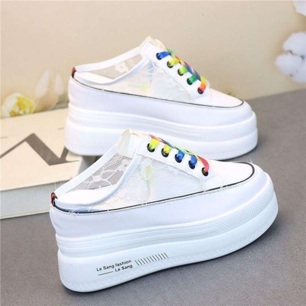Ddmysports Thick Soled Women In Summer Fashionable New Style With Sponge Bottom For Outdoor Wear Short Person One Foot Roman Sandals Outdoor Shoes