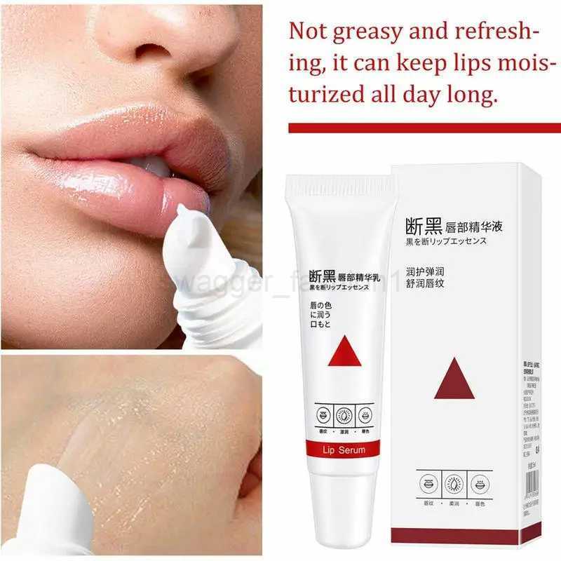 Reduce Lip Fine Lines Lip Balm Exfoliating Fade Black Lip Products Moisturizing Nourish Brighten Repair Lip Lines Care CosmeticsXJ240812