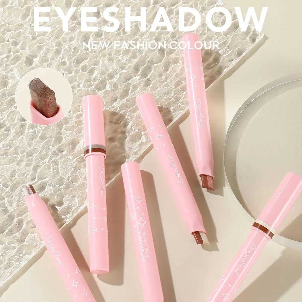 Velvet Gradient Two-tone Eyeshadow Stick A Touch of Two Colors Gradient Not Easy To Smudge Rotating Retouching Eye Shadow PenCL240812