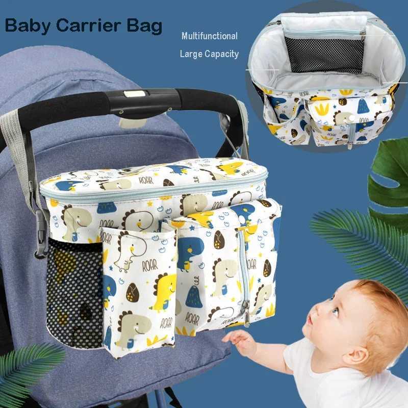 Mummy bag organizer bag carrier for baby storage baby stroller hanging bag multifunctional storage cart out bag W240812