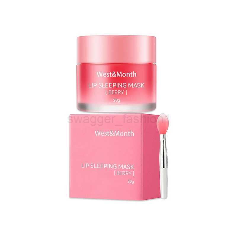 20g Lip Mask Night Sleep Exfoliator Maintenance Lip Balm Moisturizing Bleach Cream Fade Lip Lines Nourishing Care CosmeticXJ240812