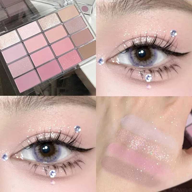 20 color low saturation eye shadow palette matte waterproof eye shadow brown pink durable eye shadow korean cosmetics newW241212