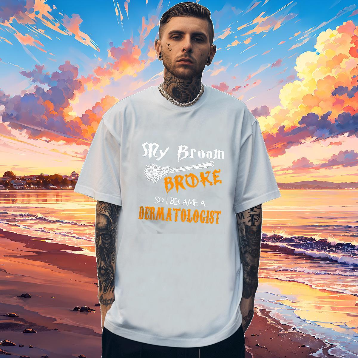 Classic Men Tees letter 230g Pure Cotton Sport Crew Neck T shirt Cartoon Printing L-4XL Fashion Design Polos
