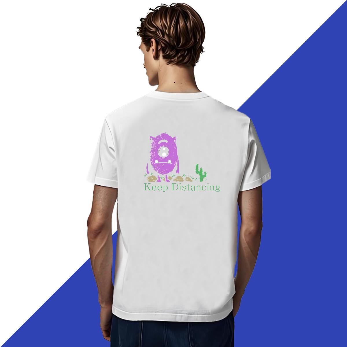 2024 New T-Shirts for Men ET Tops Tees 230g Pure Cotton Street wear Hip Hop Comfortable Oversized 3XL 4XL Crew Neck Breathable Men Tees