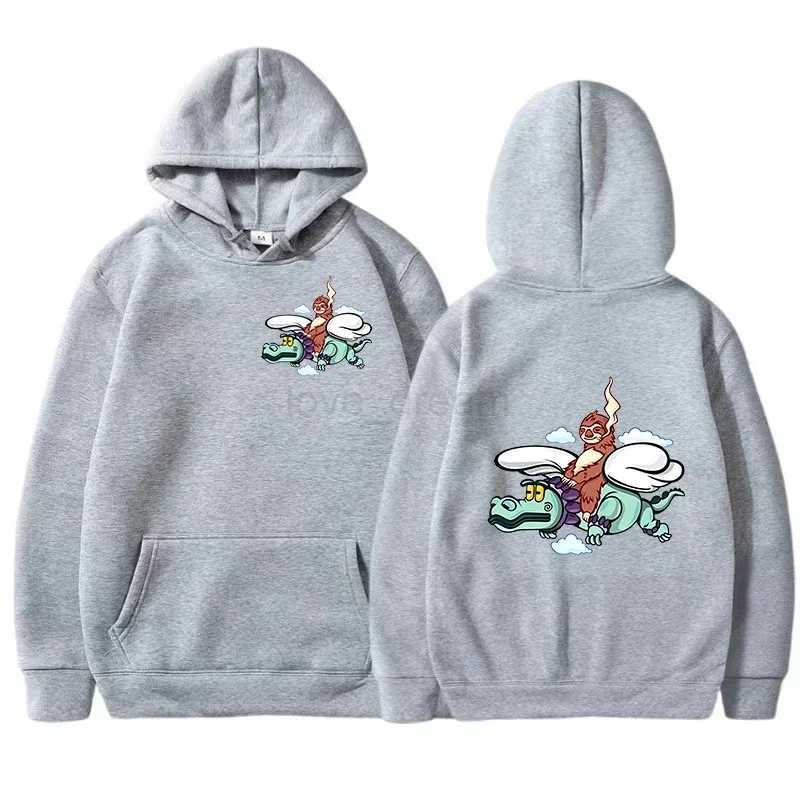 Natanael - Mens and Womens Hooded Sweatshirt hip-hop style mens sweater printed design oversized fashionableXJ240812