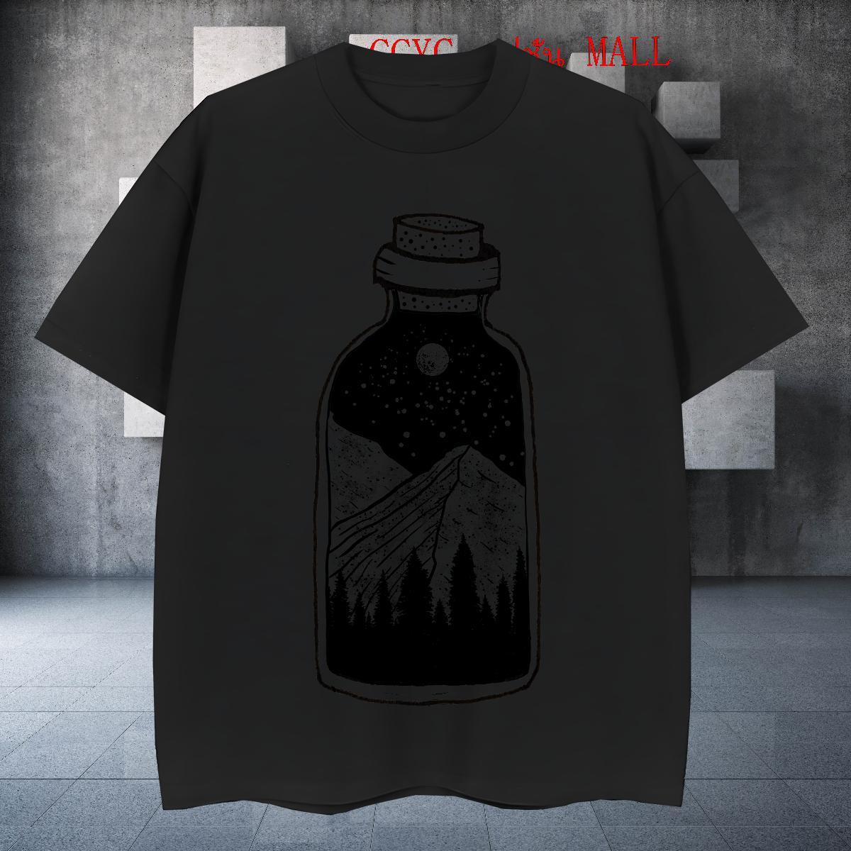 Designer Men Tshirts mountains 230g 100% Cotton Casual Daily Wear O-Neck Short Sleeve T shirt Oversized 4XL New Arrival Clothings
