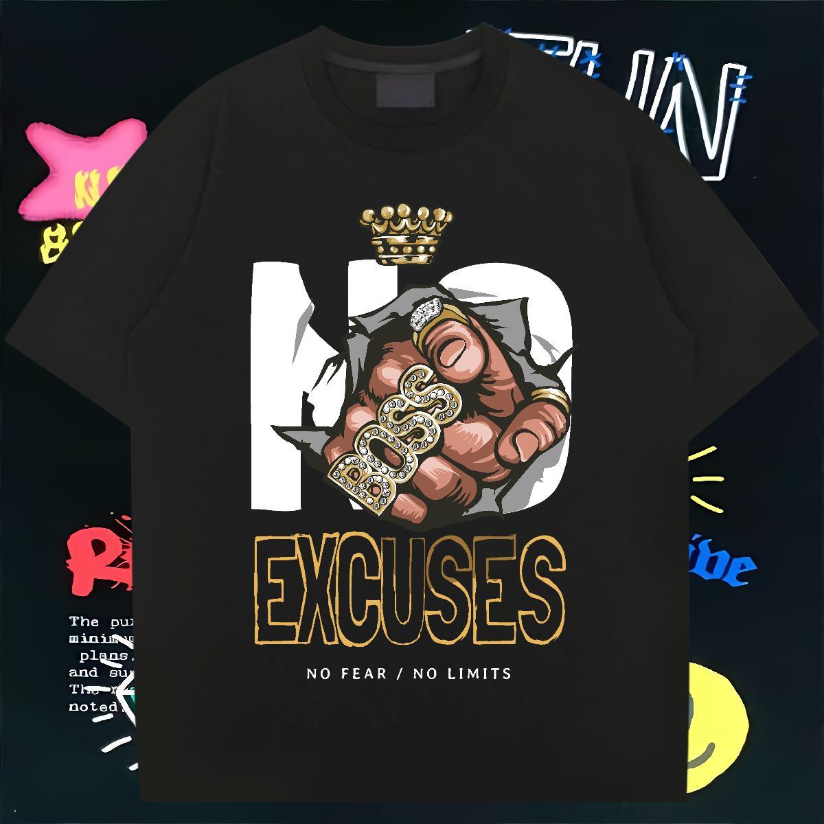 2024 DIY T Shirts Men hands Tops 230g Cotton Hip Hop Street Popular Oversized Breathable Soft Tshirts