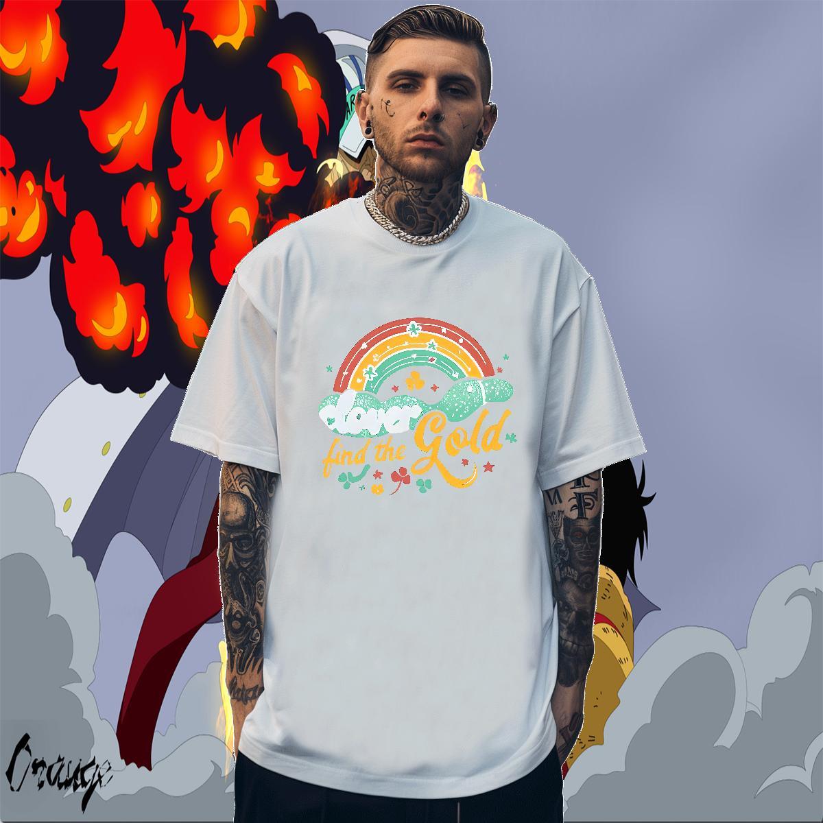 Comfortable Men Tees Sport 230g 100% Cotton DIY Logo Oversized Short Sleeve O-Neck letter T shirt Stylist Tops Tees