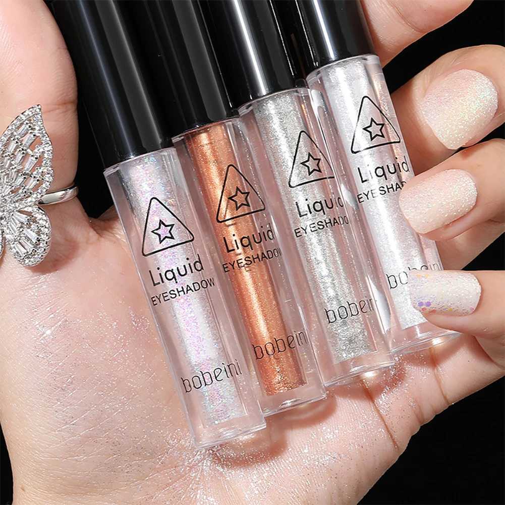 Liquid Eye Shadow Diamond Glitter Eyeshadow Liquid Face Makeup Highlighter Long Lasting Matte Pink Silkworm Champagne GoldCL24812