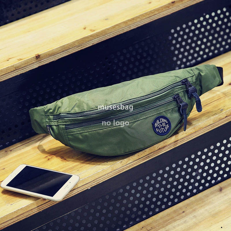Korean casual chest bag men's shoulder bag Fashion crossbody bag waterproof waist pack sports riding bag outdoor dead flying bag