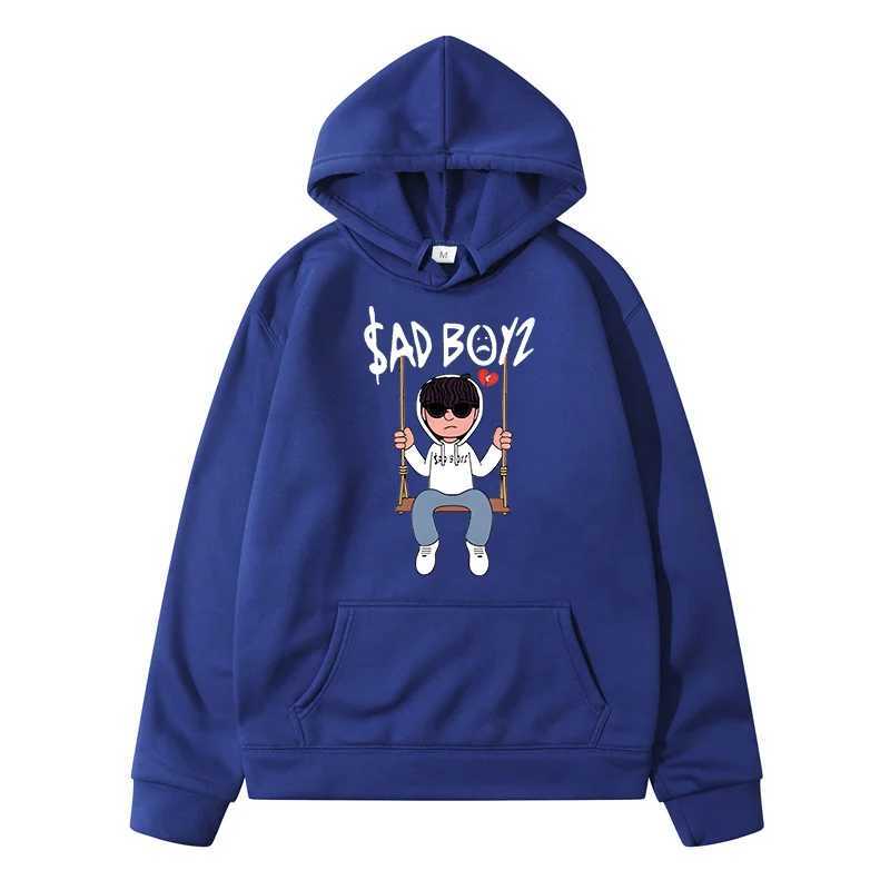 Mens Swinging Printed Brand Hoodie Mens Fashion Casual Long Sleeve Hoodie Loose Oversized Zipper Hoodie Street SweaterW240724