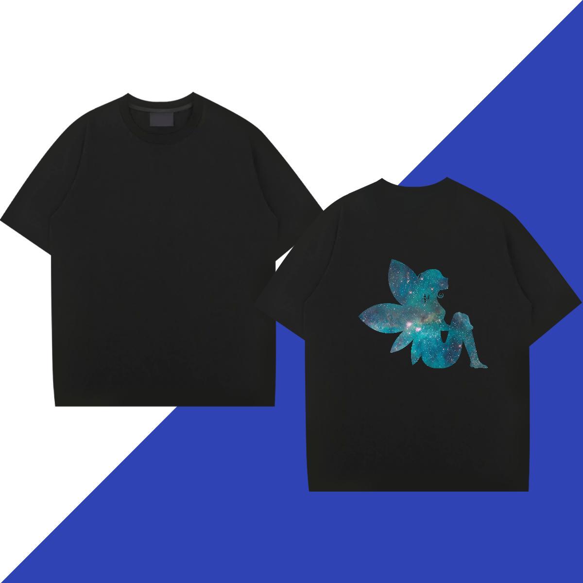 DIY Customized Mens T Shirts portrait Wear 230g Cotton High Street Hip Hop Brand Oversized Breathable Soft Men Tshirts
