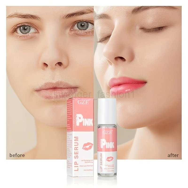 GZE Pink Lip Serum Color Change Lip Gloss Moisturizing Nourishing Liquid Lipstick Magic Lip Serum Change ColorXJ240812