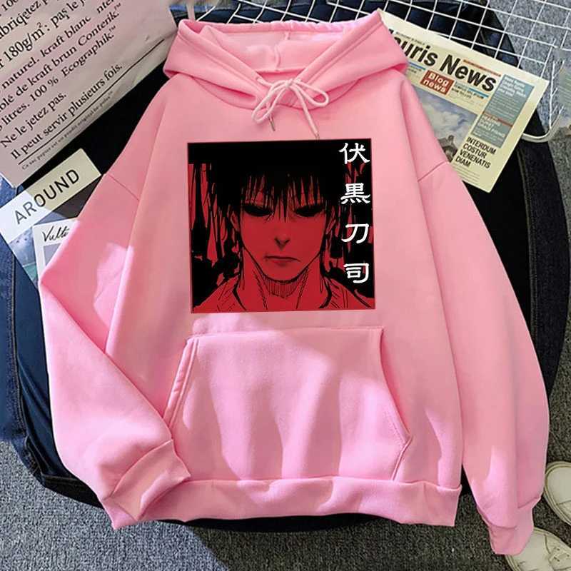 Fashionable unisex hoodie anime Fushiguro Toji printed hoodie set streetwear casual zipper topW240724