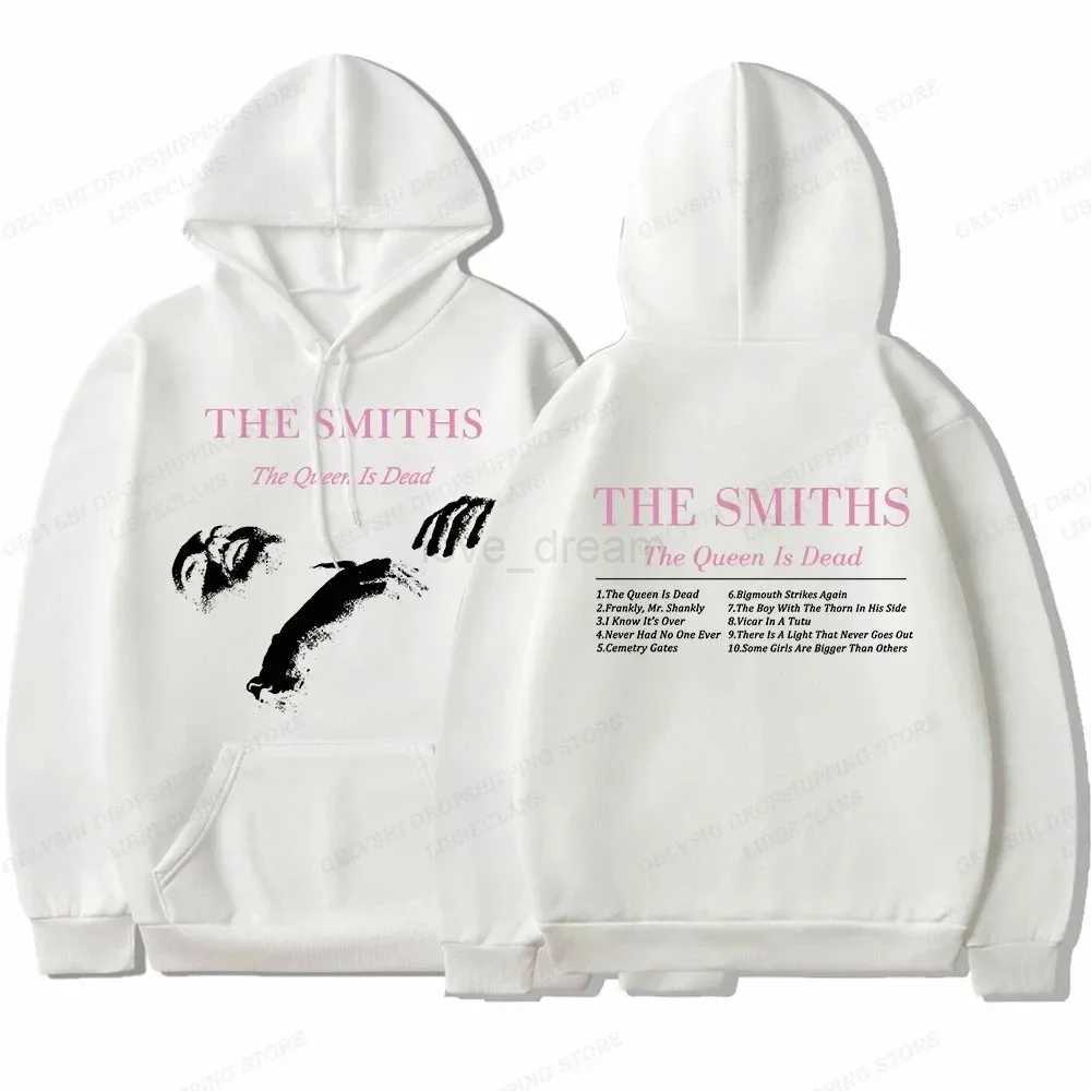 Men Fashion Hoodies Y2k Sweatshirts Women Sweats Rock Band Hoodies Boy Coats Sportwear Tracksuits Punk The Smiths HoodiesXJ240812