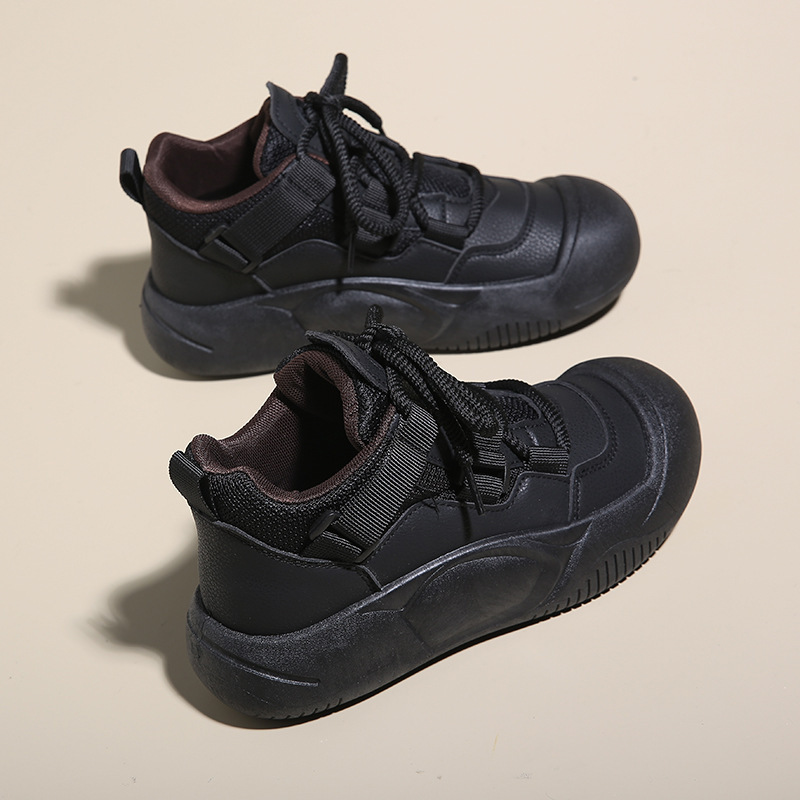 Ddmysports Little White New Korean Edition Female Student Thick Sole Elevated Running Sports Board Casual Shoes XT Outdoor