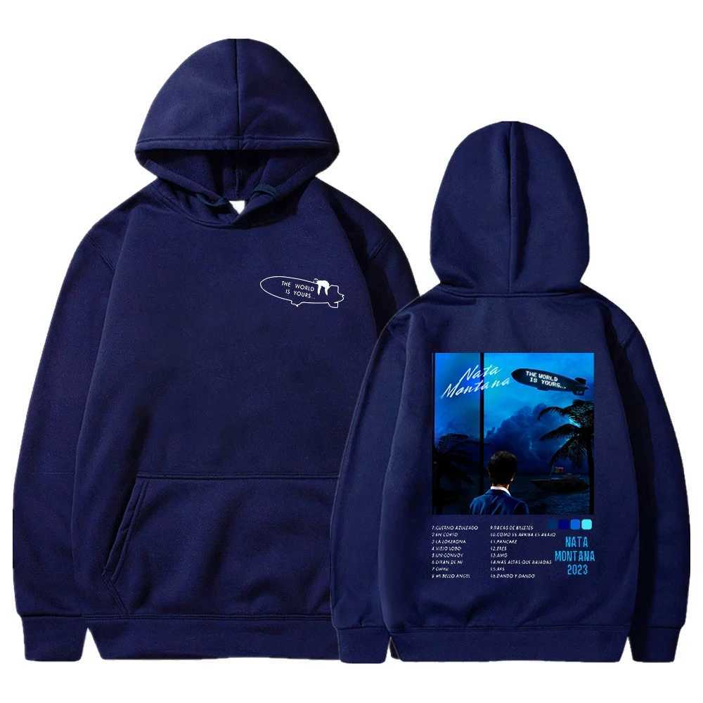 2024 Natanael Cano Nata Montana Hoodie Pop Singer Product Long sleeved Street Clothing Mens and Womens Hooded Sweatshirt Hip HXJ240812