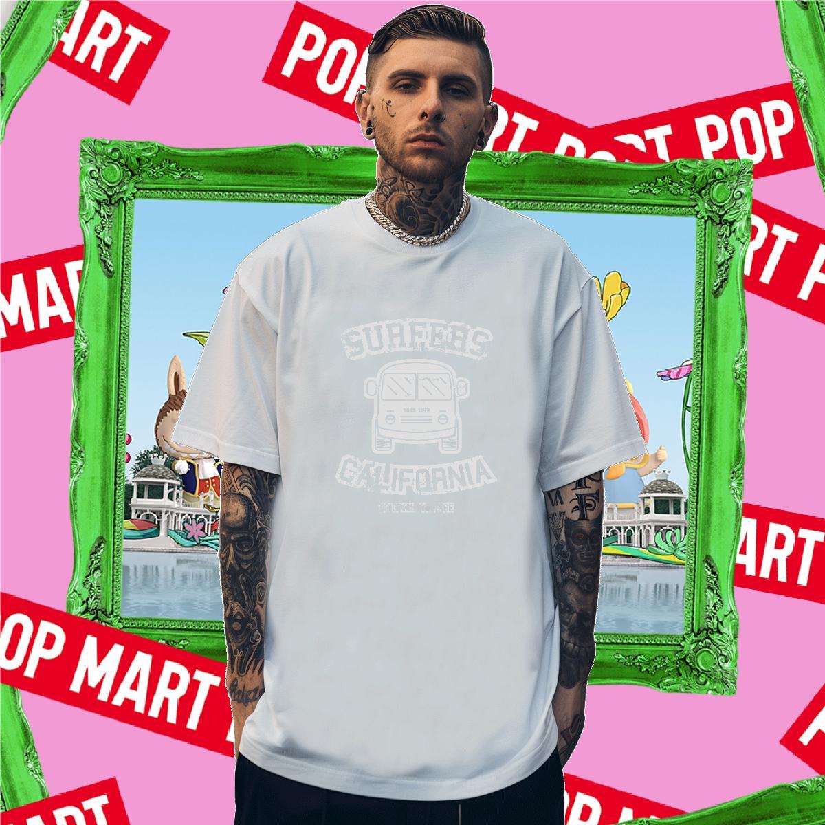 Popular Men Clothes T-Shirt letter 230g 100% Cotton Daily Outfit O Neck Short Sleeves Mens T Shirts Cartoon Printing L-4XL Fashion Clothings