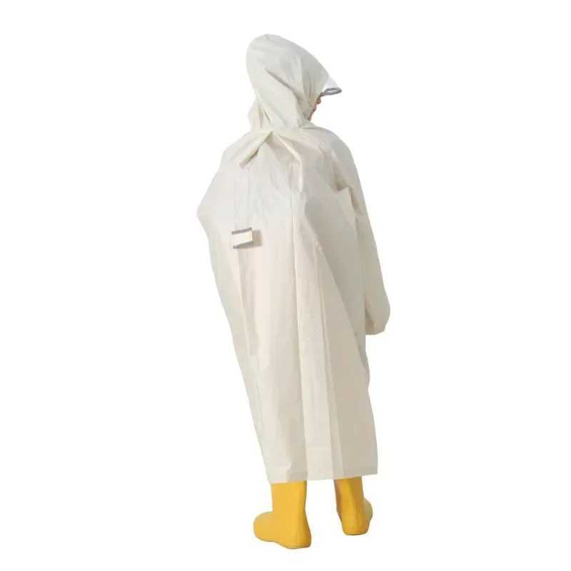 90-160cm Waterproof Rain Coat Cover For Big Children Raincoat Poncho Jacket Hiking Rainwear Chubasqueros Schoolbag Positive Y240810
