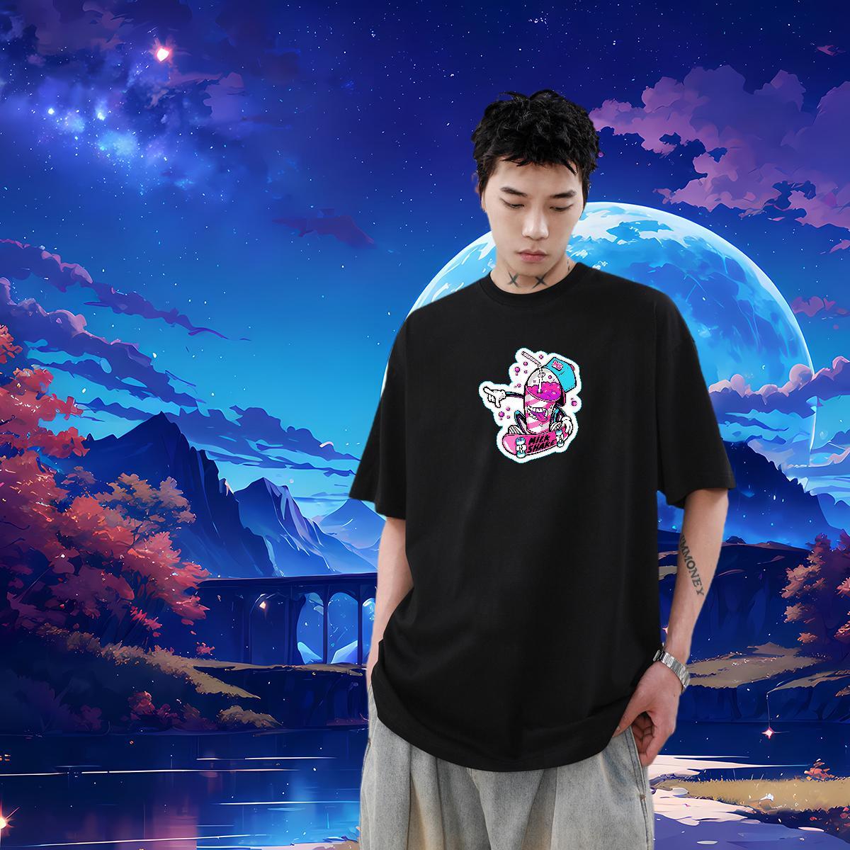 New Arrival T-Shirts for Men skateboarding Tops Shirt 230g 100% Cotton Street wear Hip Hop Popular Custom Printing Pure Cotton Men Tops Tees