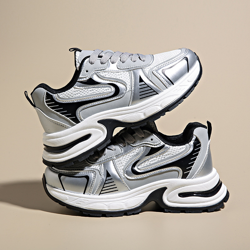 Ddmysports Ins Korean Version New Dad Women Autumn Student Sports Running S Casual Thick Soled Shoes B Outdoor Shoes