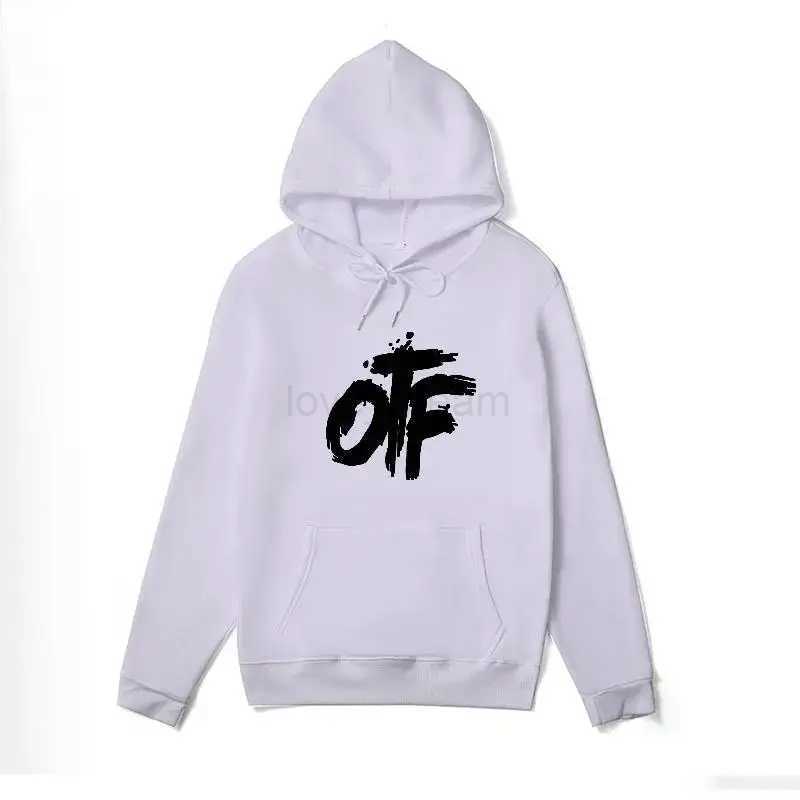 OTF printed men and women essential hooded sweatshirt casual multi-color couple sportswear spring autumn 2024 newXJ240812