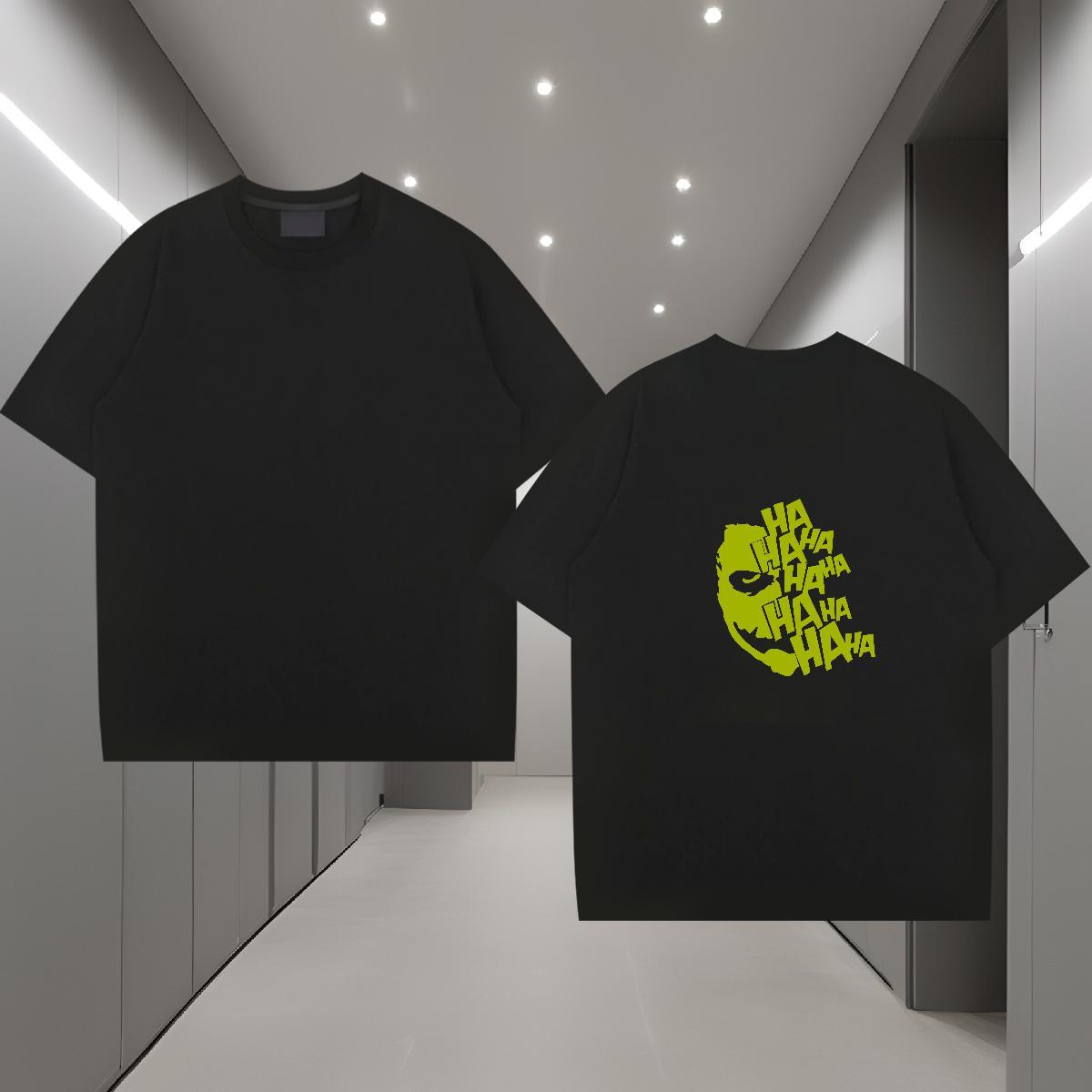 2024 Summer Men T Shirts skull Clothings 230g Cotton Daily Outfit Comfortable Oversized 3XL 4XL Breathable Crew Neck Mens Tshirts