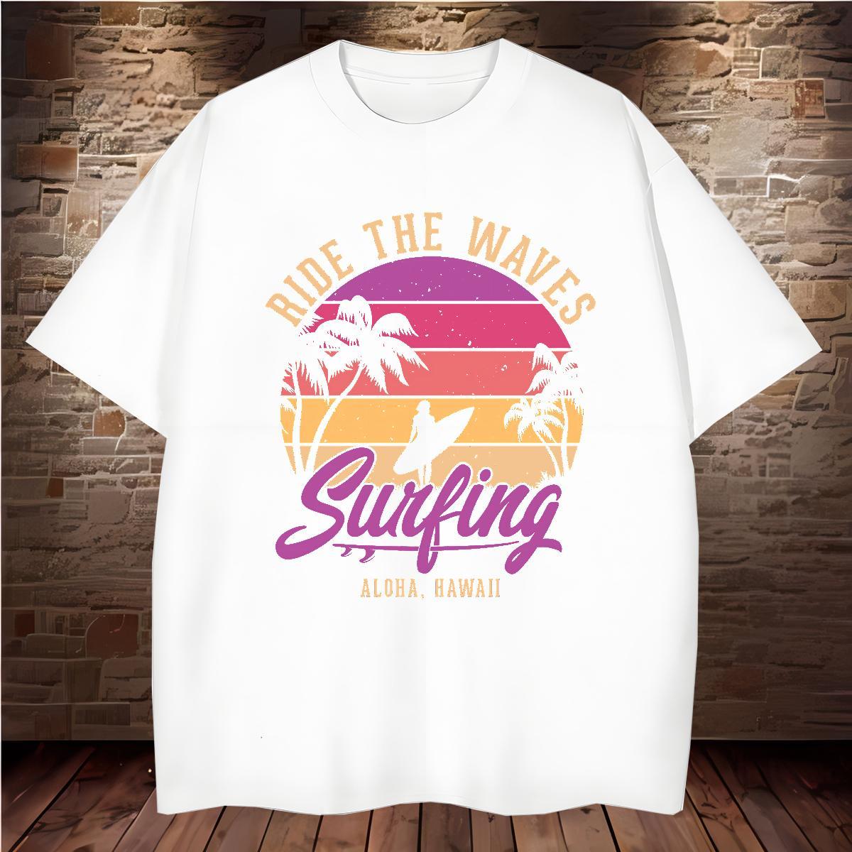 Loose Mens Tshirts tree 230g 100% Cotton Daily Wear Breathable Short Sleeve Men T Shirts DIY Logo Oversized Wholesale Tops