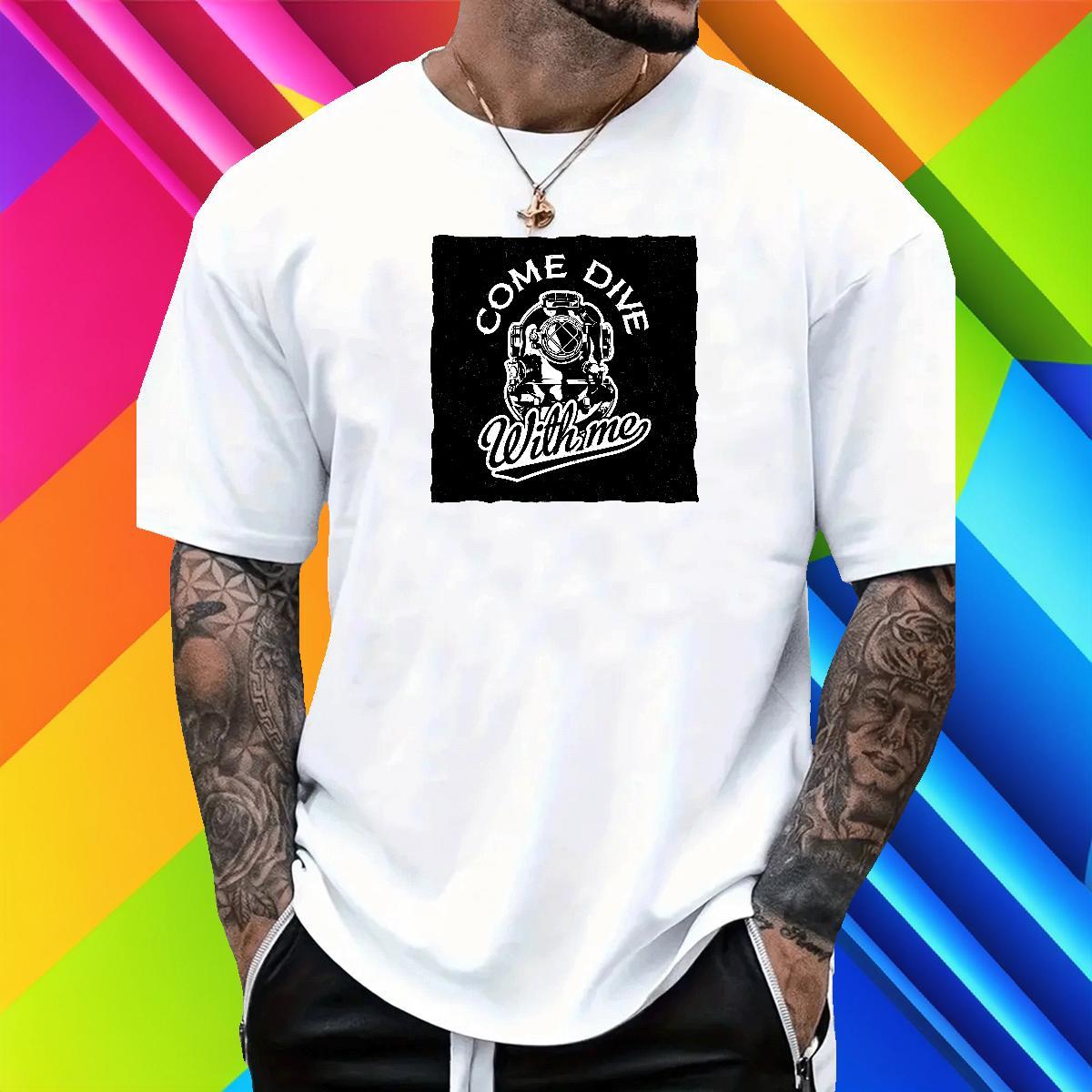 Classic Men Tops Tees logo 100% Cotton 230g Beach Breathable Short Sleeve T-Shirts for Men Plus Size Cartoon Custom Tops Shirt