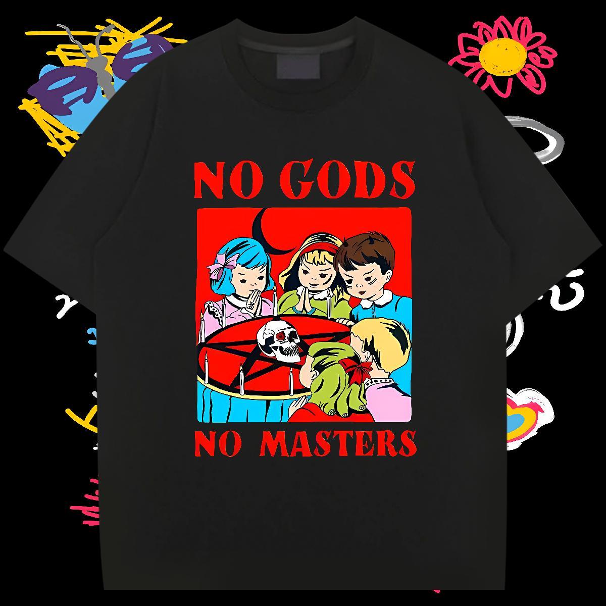 New Designer Men T Shirts skull Tops 230g 100% Cotton Hip Hop Loose Oversized Breathable Crew Neck Men Tops Tees