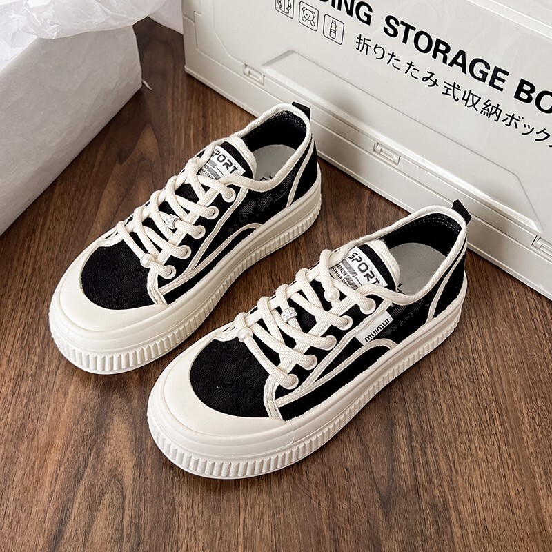 Ddmysports Xiaoxiangfeng Fisherman S Women Little White New Summer Breathable Mesh Thick Sole Versatile Matcake Shoes Outdoor