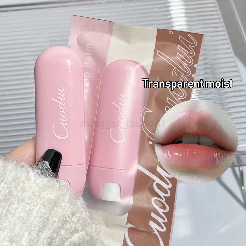 Natural Gloss Tinted Lip Balm Autumn/Winter Cherry Red Brown Moisturising Colored Lipstick Primer Cute Jelly Lip Gloss Lips CareXJ240812